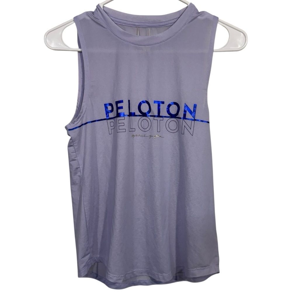 NWOT Spiritual Gangster x Peleton Purple Graphic Racerback Athletic Tank Top